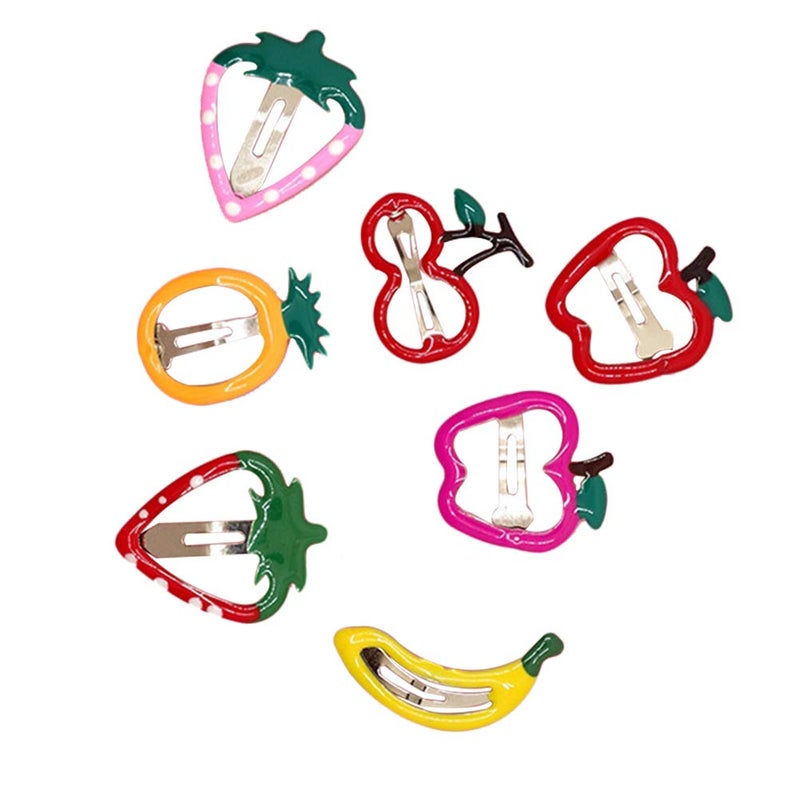 Lurrose 14pcs Hair Clip for Kids with Fruit Shape Hair Barrette for Girls - Image 1